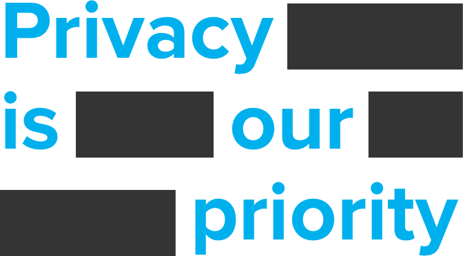 Privacy is our policy